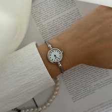 Silver Minimal Watch | Retro Dainty Watch | Vintage Watch | Felise Atelier