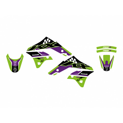 Kit adesivi grafiche kawasaki - kit,