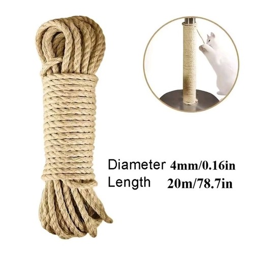 Rotolo corda 20m 4mm - rotolo,