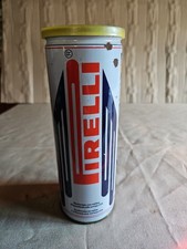 Contenitore D'epoca di palline da tennis di marca Pirelli, modello Torneo