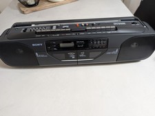 SONY CFS-W505 L - Radio Doppio  registratore a cassette vintage HiFi radio AM 