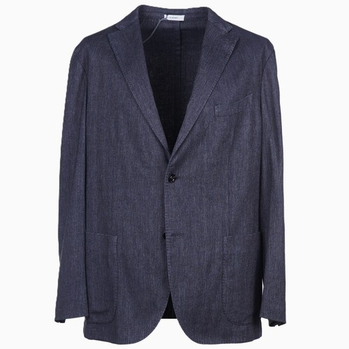 Cappotto sportivo boglioli blu - cappotto,