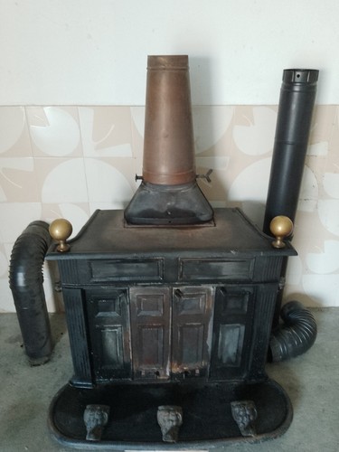 Stufa legna ghisa marca - a,