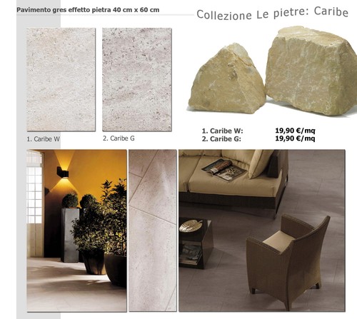 Pavimento pietra bianco - pavimento, beige