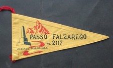 bandierina- pennant PASSO FALZAREGO 2117 mt. Vespa lambretta auto  60/70s stoffa