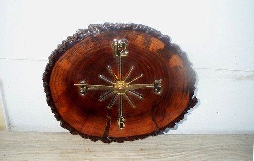 Orologio log fetta vintage - orologio,