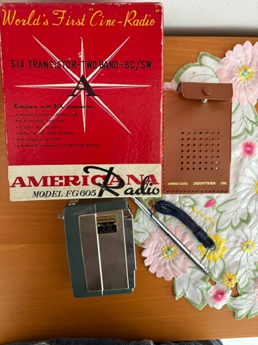 Americana 605 radio epoca - fg-605,