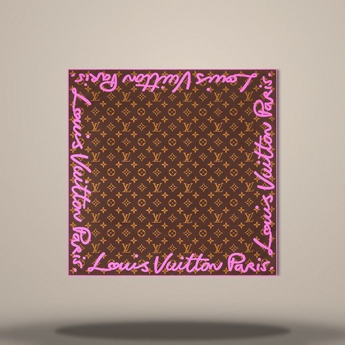Louis vuitton script - square, 55