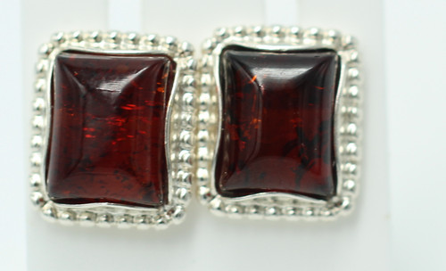 Orecchini ambra 925 argento - orecchini,
