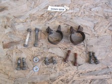 Collari Collettore scarico marmitta Honda Dominator NX 650 rd02 88 95 con viti