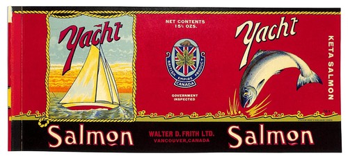 Etichetta carta salmone - , keta