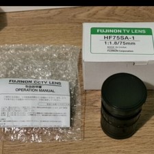 Fujinon HF75mm TV LENS C-Mount Obbiettivo 