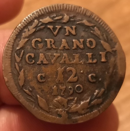 Moneta grano cavalli 1790 - grano,