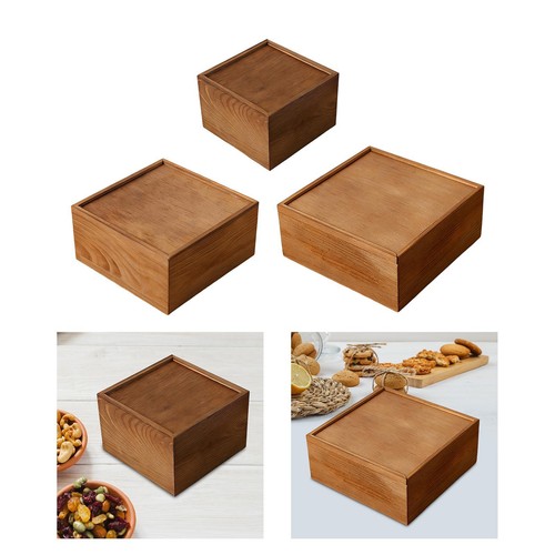 Scatola portaoggetti legno - scatola, in