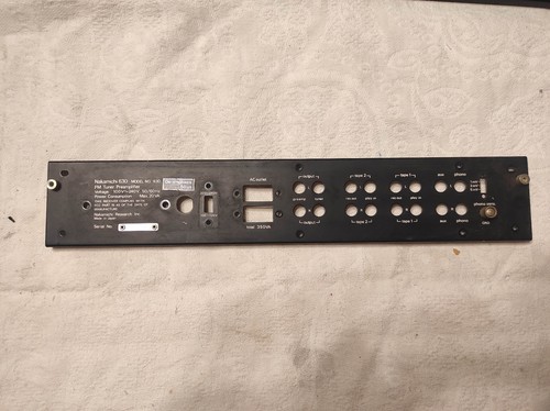 Pannello posteriore nakamichi - pannello,