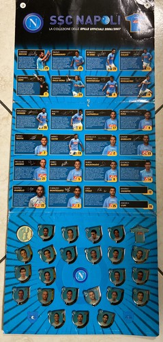 Ssc napoli raccoglitore spille - napoli,