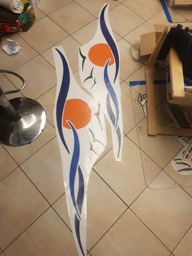 Adesivi per camper sole - per,