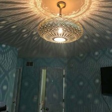 Lampada a sospensione marocchina ottone, lampada marocchina, lampada a sospensione lampada da soffitto marocchina