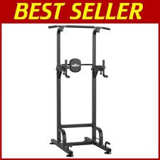 Barra Pull Up Regolabile Dip Station - Strumento Allenamento Forza
