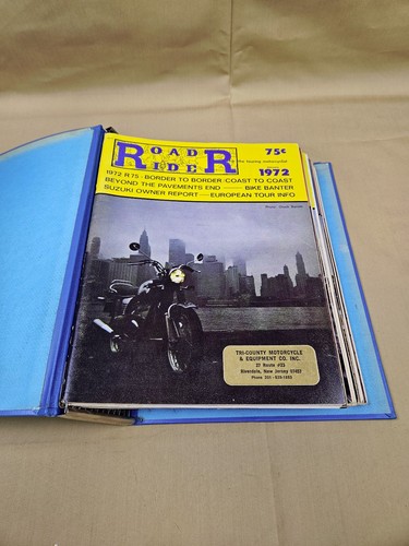 Full year 1972 - road, rider