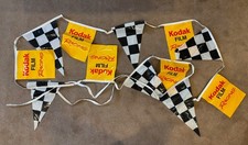 Striscione in vinile da appendere vintage originale Kodak Racing * lungo 24 tasti