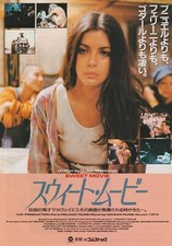 Sweet Movie 1974 Dusan Makavejev giapponese Chirashi locandina film volantino B5
