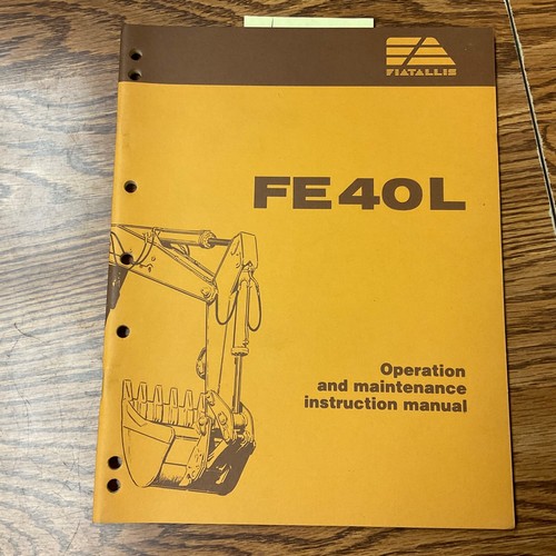 Fiat allis fe40l excavator - fiat-allis,