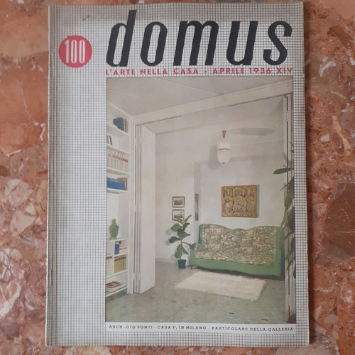 Domus 100 1936 gio ponti - gio,