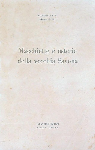 Macchiette osterie della - macchiette,