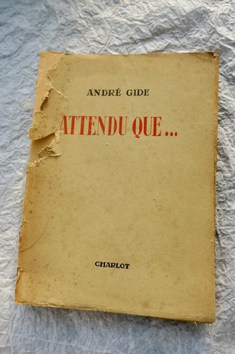 Gide andré attendu que - gide,