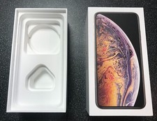 "Originale Apple iPhone XS Max 64 GB scatola oro solo con confezione volantino ""100% originale"