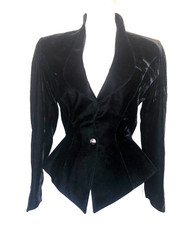 THIERRY MUGLER Iconic Black Velvet Jacket