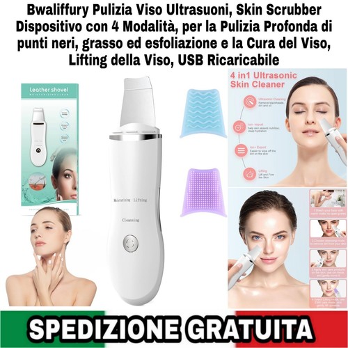 Pulizia viso ultrasuoni skin - pulizia,