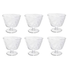 Set 6 coppette gelato vetro