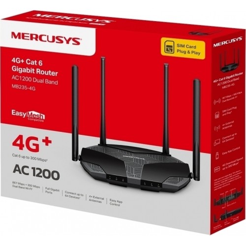 Router cat6 wifi - 4g+, dual