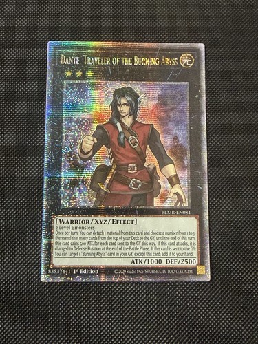Yugioh card dante traveler - card,