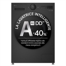 Lg Lavatrice 13Kg F4X7013TBB 1400 Giri AI DD Wifi TurboWash 360 Classe A