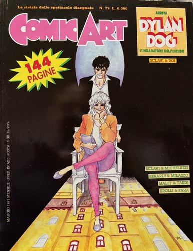 Dylan dog comic art - su,