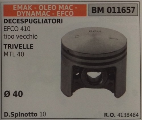 4138484 pistone completo - pistone,