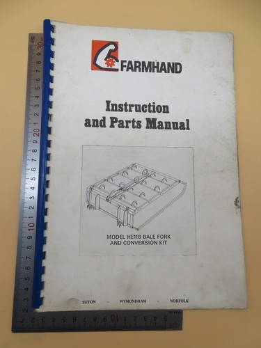 Farmhand manuale istruzioni - istruzioni, e