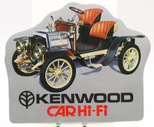 adesivo kenwood car hi-fi stereo audio auto moto epoca