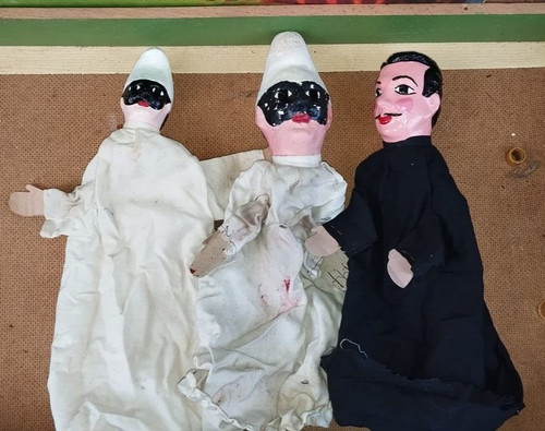 18 marionette gesso e - marionette,