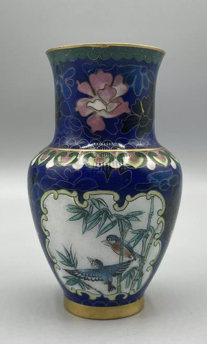 Fantastico vaso cloisonne