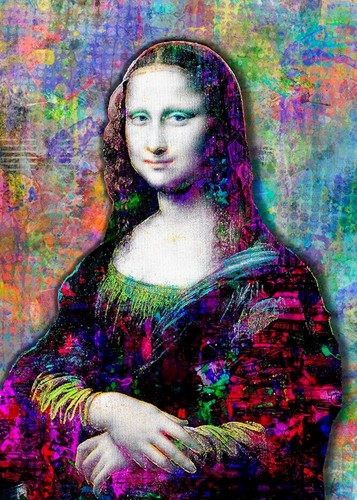 Monna lisa pop - monna, quadro