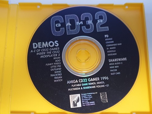 Allegato rivista amiga 32 - amiga, cd