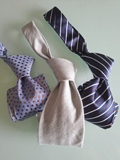 N.3 Cravatte in seta 100% Made