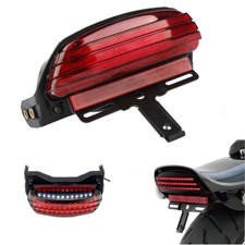 Fanale freno posteriore LED parafango tri-bar per Harley Davidson Dyna Fat Bob FXDF 06-Up