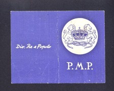 1958 POPULAR MONARCHIST PARTY