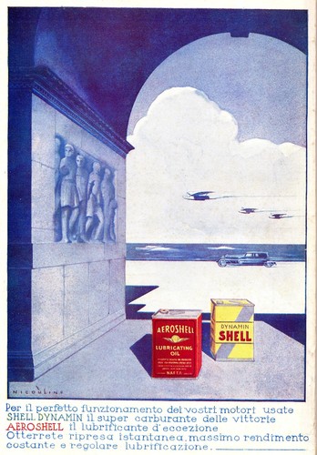 Advertisement 1934 aero shell - 1934,