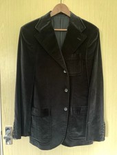 Blazer Gucci uomo velluto navy